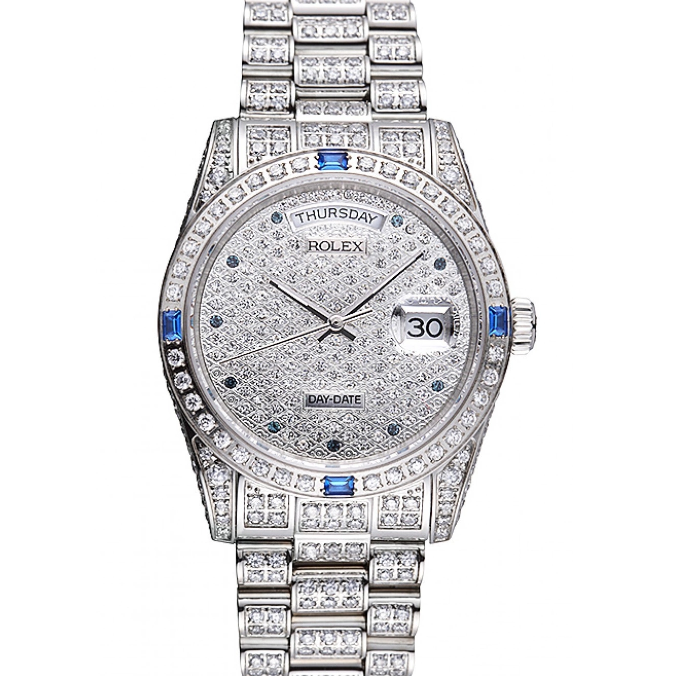 Good copy rolex watches Day-Date Rolex 621613 Diamonds-srl183 Swiss 0525